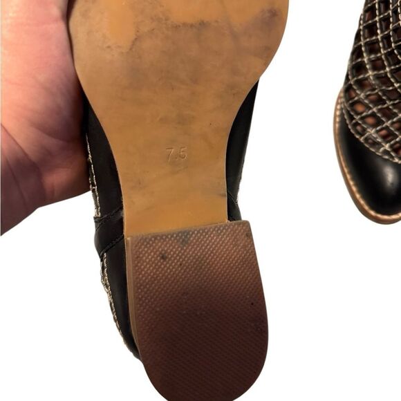 Anthropologie Jeffery Cambell Size 7.5 Taggart Booties black - EUC - Picture 9 of 11